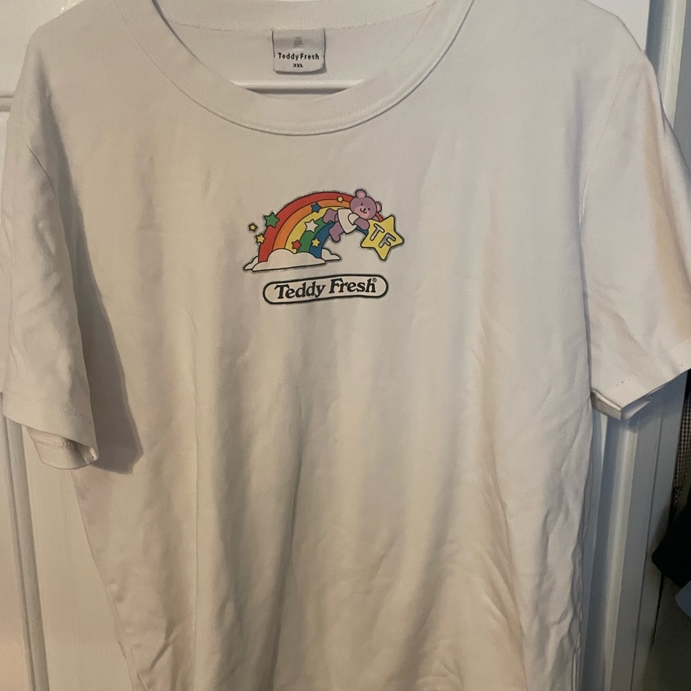 Teddy Fresh Rainbow Women’s Baby Tee